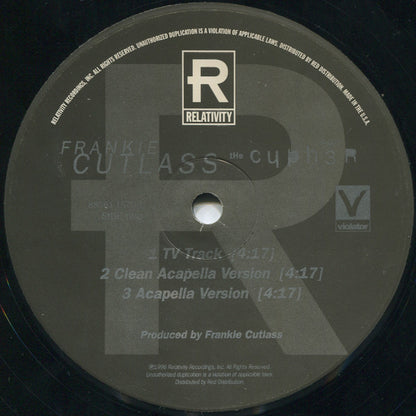 Frankie Cutlass : The Cypher: Part 3 (12", Single)