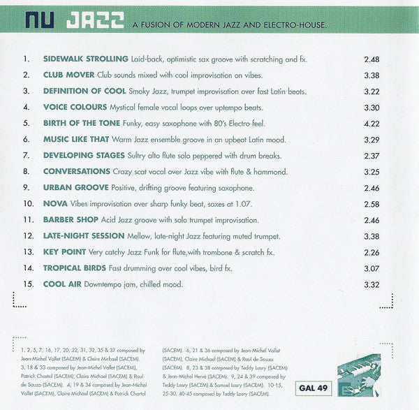 Various : Nu Jazz (CD, Album)