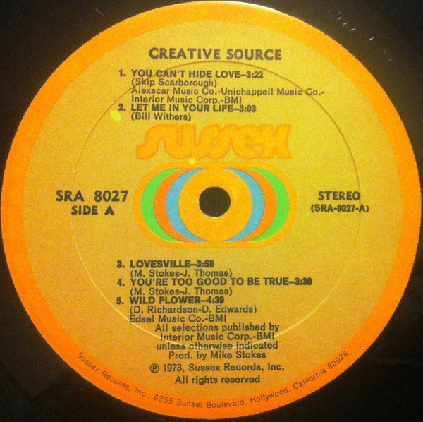Creative Source : Creative Source (LP, Album, All)