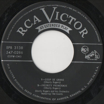 Shorty Rogers And His Orchestra Featuring The Giants (3) : Cool And Crazy (2x7", Album)