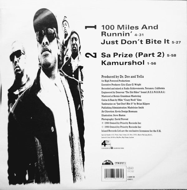 N.W.A* : 100 Miles And Runnin' (12", EP)