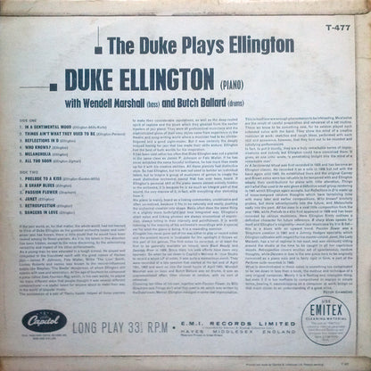 Duke Ellington : The Duke Plays Ellington (LP, Album, Mono)