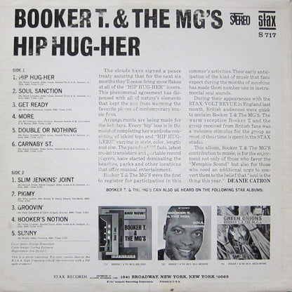 Booker T & The MG's : Hip Hug-Her (LP, Album, Ter)