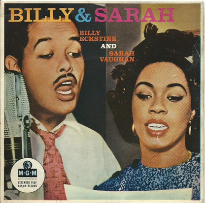 Billy Eckstine and Sarah Vaughan : Billy And Sarah (7", EP)