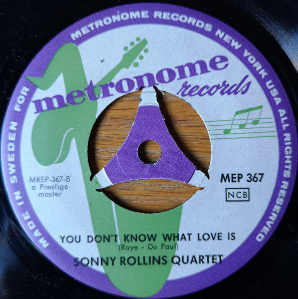 Sonny Rollins : Saxophone Colossus (7", EP)
