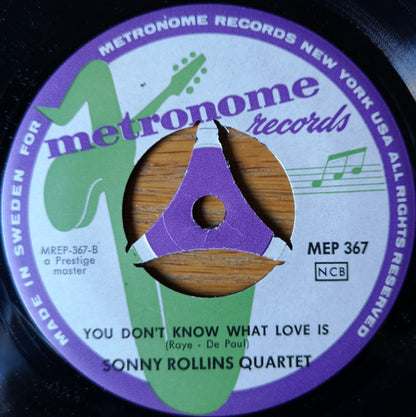 Sonny Rollins : Saxophone Colossus (7", EP)