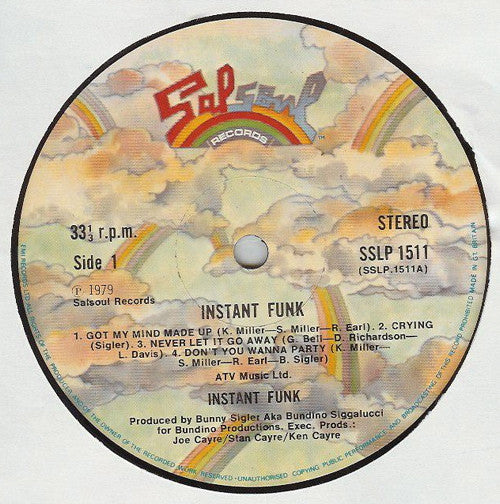 Instant Funk : Instant Funk (LP, Album)