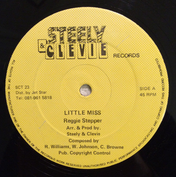 Reggie Stepper / Chevelle Franklyn : Little Miss / Good Love (12")