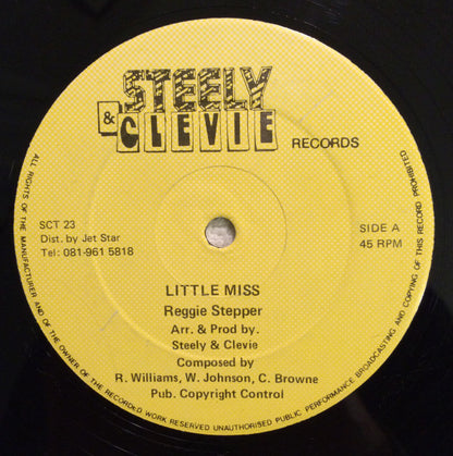 Reggie Stepper / Chevelle Franklyn : Little Miss / Good Love (12")