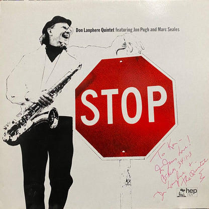 Don Lanphere Quintet Featuring Jon Pugh (2) And Marc Seales : STOP (LP, Album)