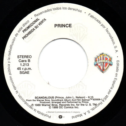Prince : Scandalous (7", Promo)