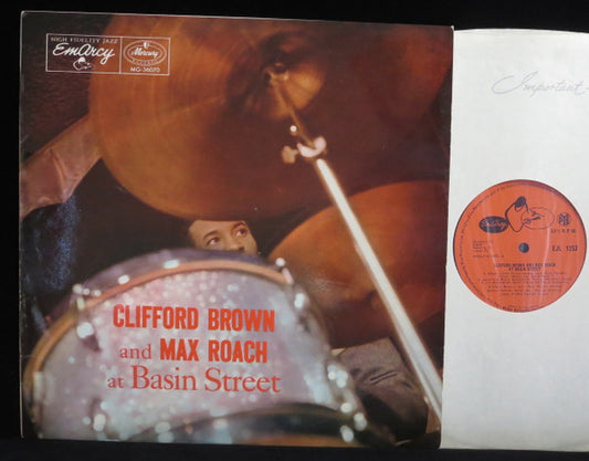 Clifford Brown And Max Roach : At Basin Street (LP, Album, Mono)