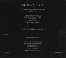 Keith Jarrett : The Carnegie Hall Concert (2xCD, Album)