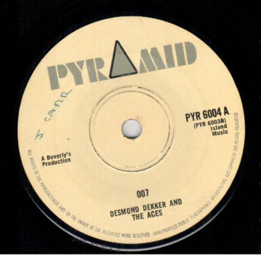 Desmond Dekker & The Aces / Roland Alphonso And Beverley's All Stars : 007 / El Toro (7", Single, Sol)