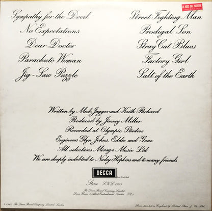 The Rolling Stones : Beggars Banquet (LP, Album, RP, Gat)