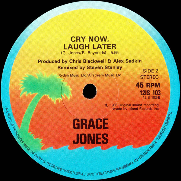 Grace Jones : My Jamaican Guy / J.A. Guys (Dub) (12")