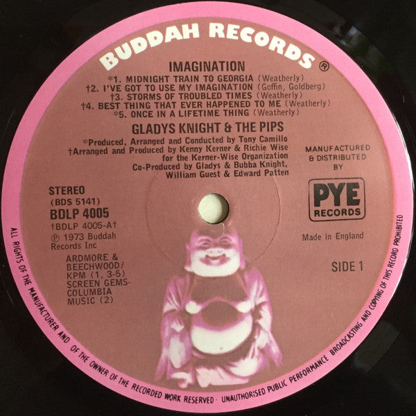 Gladys Knight And The Pips : Imagination (LP, Album, RE)