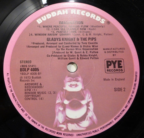 Gladys Knight And The Pips : Imagination (LP, Album, RE)