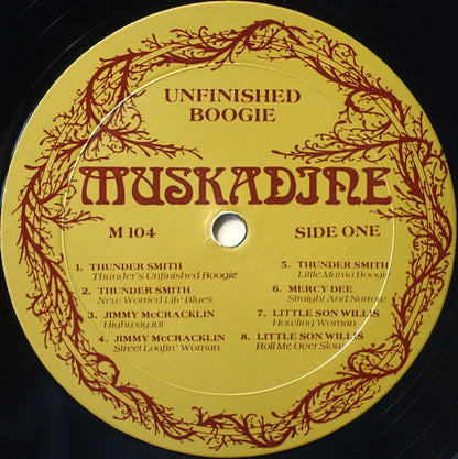 Various : Unfinished Boogie (Western Blues Piano 1946-1952) (LP, Comp)