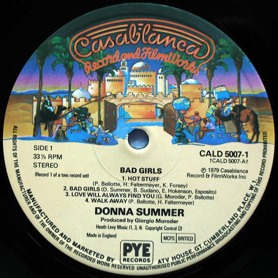 Donna Summer : Bad Girls (2xLP, Album, P/Mixed)