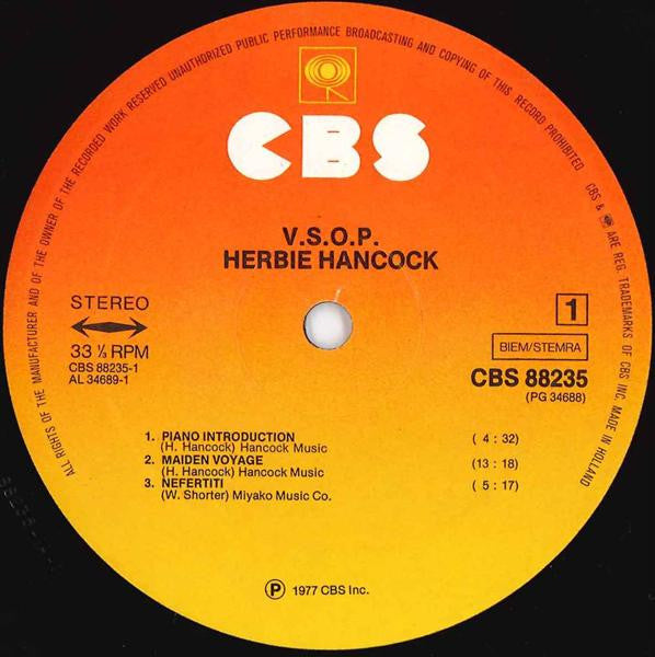 Herbie Hancock : V.S.O.P. (2xLP, Album)