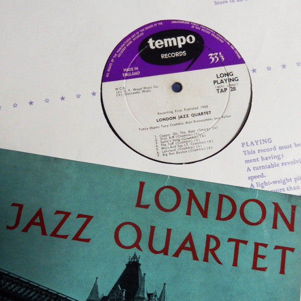 London Jazz Quartet : London Jazz Quartet (LP, Album, Mono)