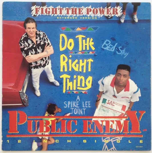 Public Enemy : Fight The Power (Extended Version) (12", Single)