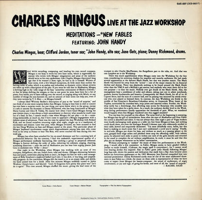 Charles Mingus : Right Now: Live At The Jazz Workshop (LP, Album, RE)
