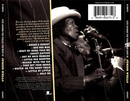 Junior Wells : Live Around The World: The Best Of (CD, Comp)