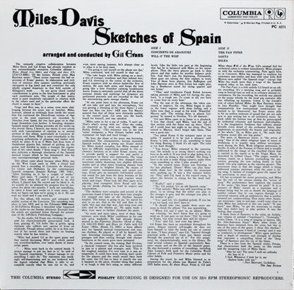 Miles Davis : Sketches Of Spain (LP, Album, RE)