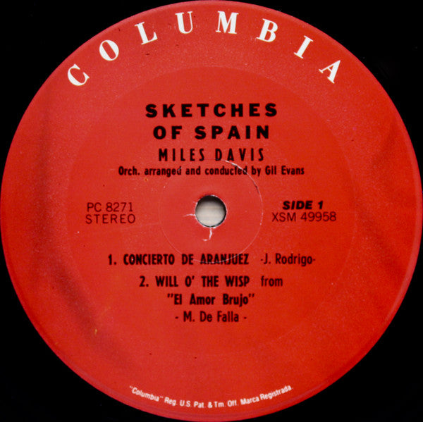 Miles Davis : Sketches Of Spain (LP, Album, RE)