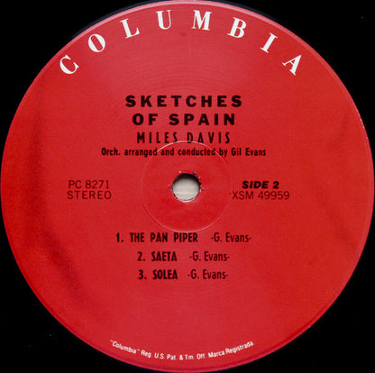 Miles Davis : Sketches Of Spain (LP, Album, RE)