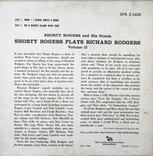Shorty Rogers And His Giants : Shorty Rogers Plays Richard Rodgers Vol. II (7", EP)