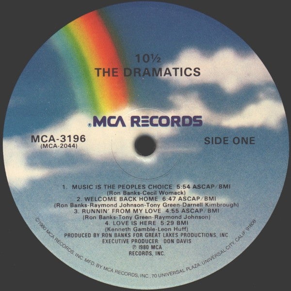 The Dramatics : 10½ (LP, Album, Glo)