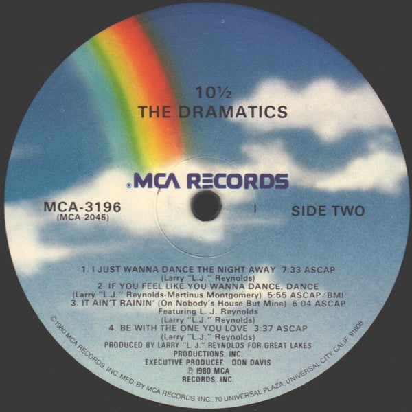 The Dramatics : 10½ (LP, Album, Glo)
