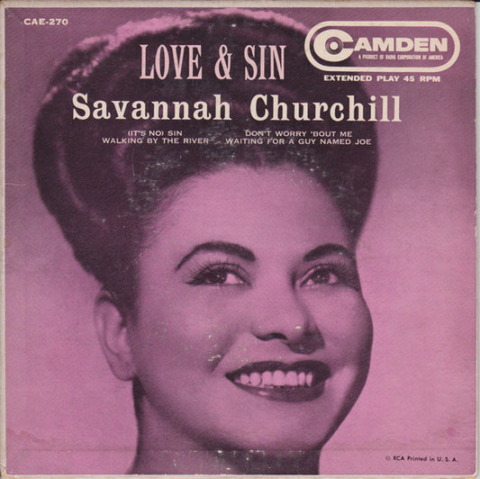 Savannah Churchill : Love & Sin (7", EP)