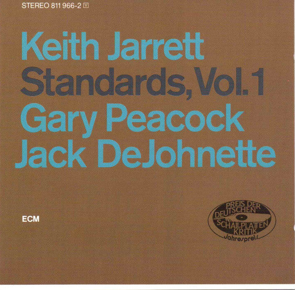 Keith Jarrett, Gary Peacock, Jack DeJohnette : Standards, Vol. 1 (CD, Album, RE)