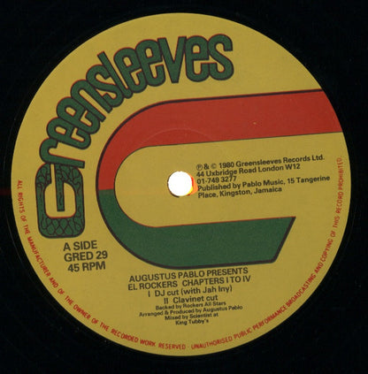 Augustus Pablo : El Rockers Chapters I To IV (12")