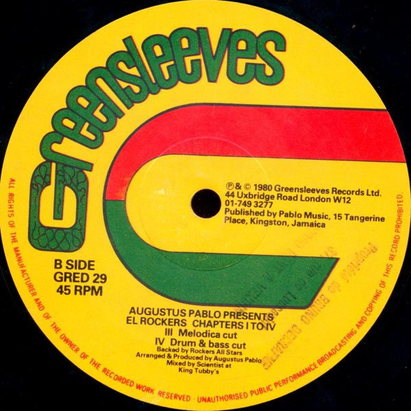 Augustus Pablo : El Rockers Chapters I To IV (12")