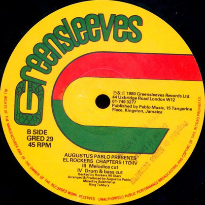 Augustus Pablo : El Rockers Chapters I To IV (12")