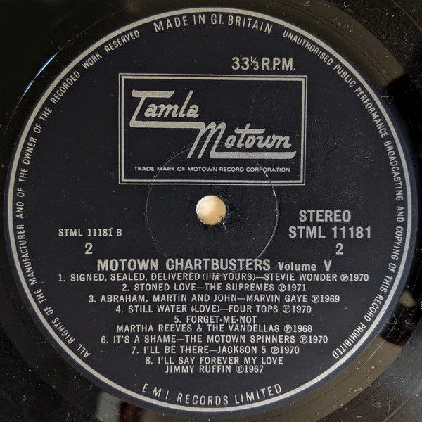 Various : Motown Chartbusters Vol.5 (LP, Comp)