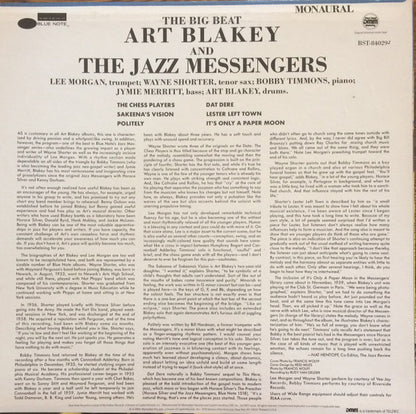 Art Blakey & The Jazz Messengers : The Big Beat (LP, Album, RE, RM, DMM)
