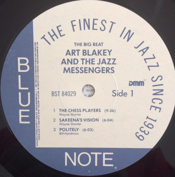 Art Blakey & The Jazz Messengers : The Big Beat (LP, Album, RE, RM, DMM)