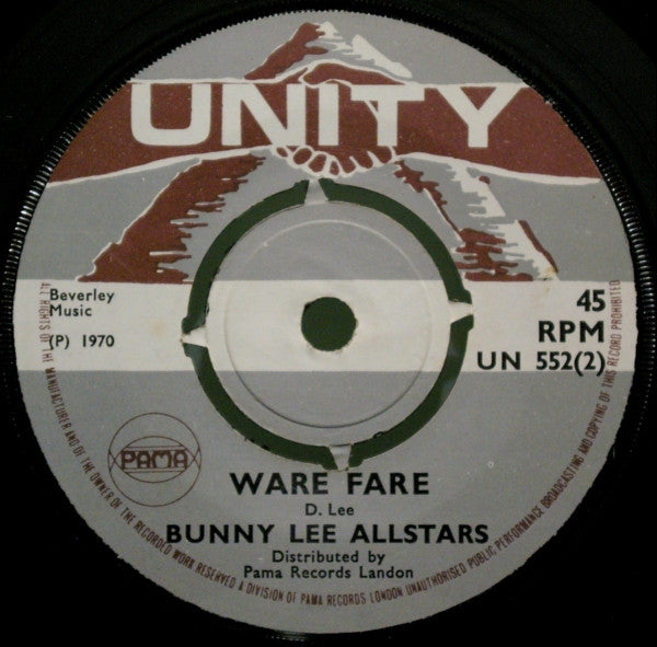 John Holt / The Bunny Lee Allstars : Walking Along / Ware Fare (7", Single)