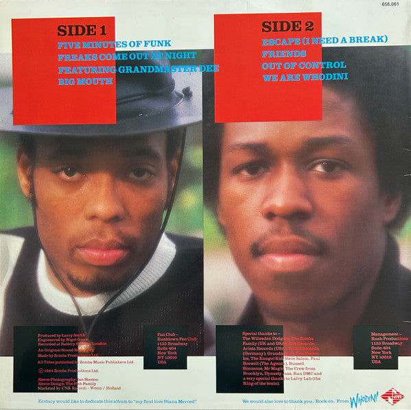 Whodini : Escape (LP, Album)