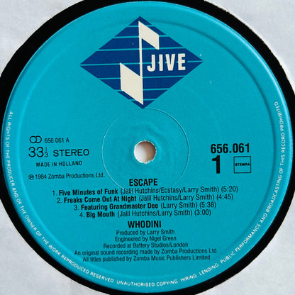 Whodini : Escape (LP, Album)
