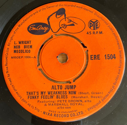 Pete Brown (2), Marshall Royal : Alto Jump (7", EP)