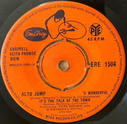 Pete Brown (2), Marshall Royal : Alto Jump (7", EP)