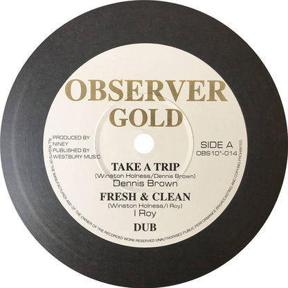 Dennis Brown : Take A Trip / My Time (10")