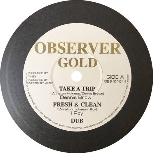 Dennis Brown : Take A Trip / My Time (10")